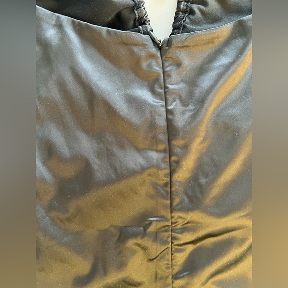 Tic Toc Black Halter Ruched Bodycon Mini Dress. Size Small. Like New! - Picture 4 of 5